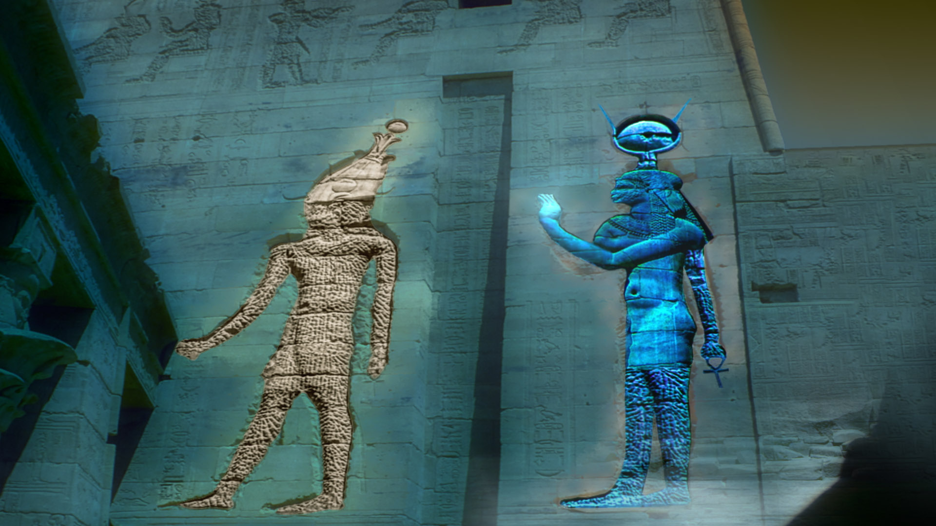 Philae-Osiris-Isis-Wall