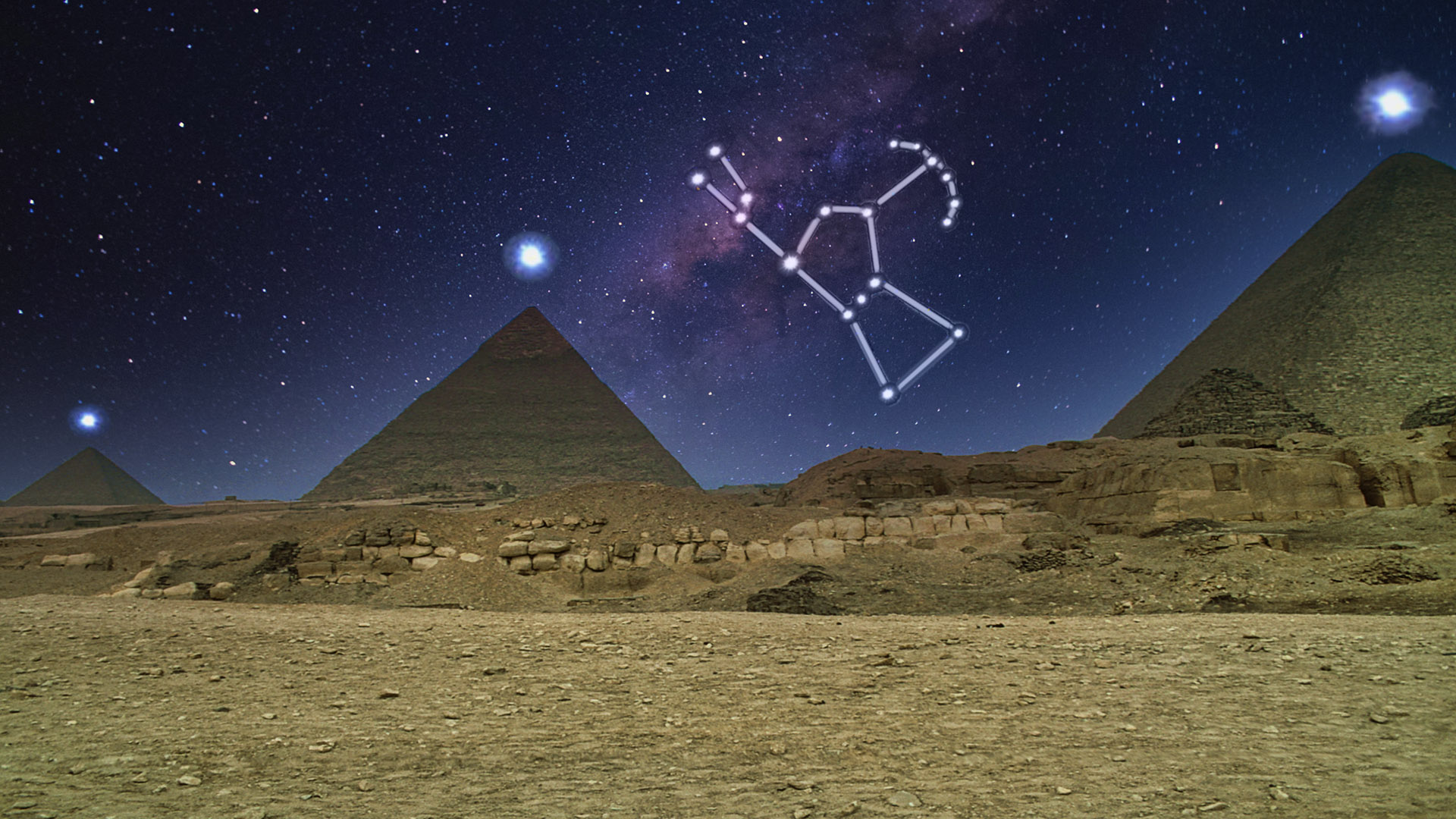 Pyramid-Orion-Stars